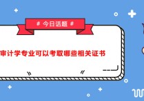 學(xué)審計(jì)考什么證呢 審計(jì)學(xué)專業(yè)有哪些證書