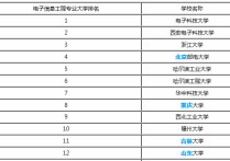 電子信息工程考研學(xué)校排名 最好考的電子信息專業(yè)研究生