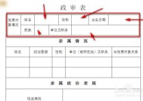 政審表填哪些東西 往屆生考研政審表如何填寫