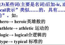 什么單詞加ic變形容詞 以ic結(jié)尾的單詞詞性